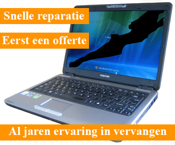 Kapotte laptop scherm reparatie